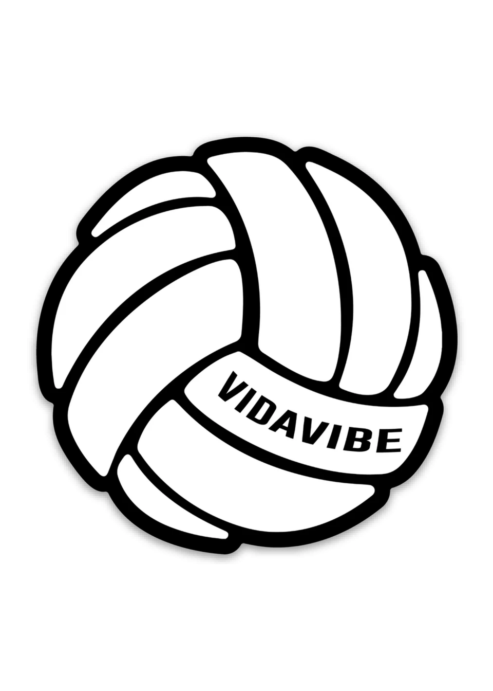 VidaVibe Volleyball Sticker